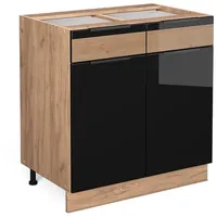 Vicco Küchenunterschrank Fame-Line 80 cm ohne Arbeitsplatte