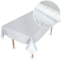 ANRO Wachstuchtischdecke Wachstuch Tischdecke abwaschbar Wachstischdecke Plastik-Tischdecken Glatt 220x140cm