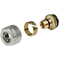 Pipetec Eurokonus-Klemmverschraubung mit 3/4" Mutter für Alu-Verbundrohr und