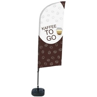 Showdown Displays Showdown Beachflag Kaffee To Go deutsch