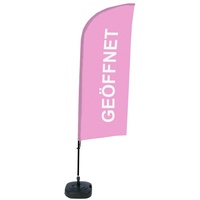 Showdown Displays Showdown Beachflag Geöffnet pi deutsch