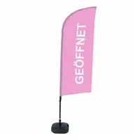 Showdown Displays Beachflag Geöffnet Deutsch