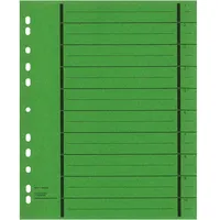 Wekre Trennblätter 1-10 grün, 50 St.
