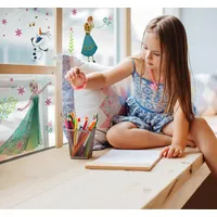 KOMAR Fenstersticker Frozen Flower 30 cm x 30 cm