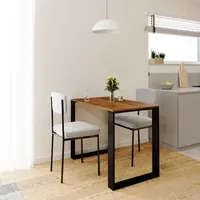 AKKE Antik Eiche LOFT Tisch mit schwarze beine LxBxH: