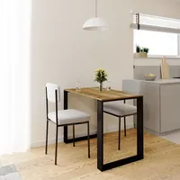 AKKE Esstisch Küchentisch Esszimmertisch Retro-Holz 100x60cm