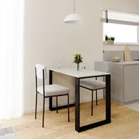 AKKE Esstisch Küchentisch Esszimmertisch Aschengrau 70x60cm