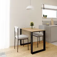 AKKE Esstisch Küchentisch Esszimmertisch Craft Golden 80x60cm