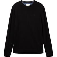 Tom Tailor 1038426 Basic Knit Pullover Black S