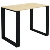AKKE Ahorn LOFT Tisch mit schwarze beine LxBxH: 60x60x75