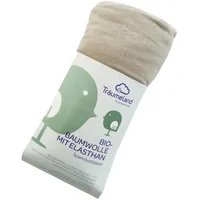 Träumeland Spannbettlaken Bio-Baumwolle mit Elasthan anthrazit 60 x 120