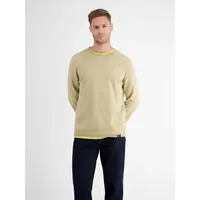 Lerros Strickpullover »LERROS Rundhalspullover, Flachstrick« Lerros TENDER BEIGE MELANGE