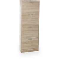 Höffner Schuhschrank Mandello , holzfarben , Maße (cm): B: