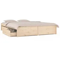 VidaXL Bett mit Schubladen 140x200 cm