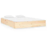 VidaXL Massivholzbett 140x190 cm1279673