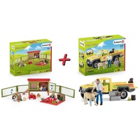 Schleich Farm World Set - Tierarztbesuch auf dem Bauernhof