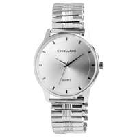 Excellanc Herrenuhr mit Edelstahlzugarmband