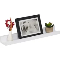 Relaxdays Bilderleiste Wandregal 48 x 0 x 0 cm