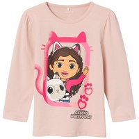NAME IT Shirt 'NESSIE Gabby - Pink,Dunkelgrau,Rosa,Weiß - 92