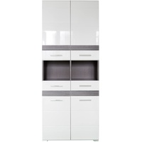 Trendteam Bad-Hochschrank SetOne Bad Rauchsilber 73 cm