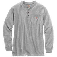 CARHARTT Workwear Pocket Henley L/S heather grey