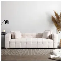 Home Deluxe Teddy Sofa COMO - Beige,