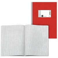 Ursus Geschäftsbuch kariert, rot Hardcover 192 Seiten + GRATIS