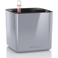 LECHUZA Cube Glossy 14 hochwertiger Pflanzwürfel mit Stick -Bewässerungssystem,