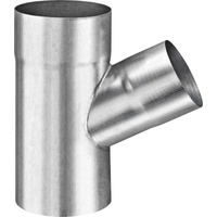 Grömo Grömo, Zink Rohrabzweig titanzink 72° ø100/100, 62974