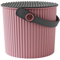 Hachiman Eimer mit Deckel Omnioutil Hachiman rosa, 17.5x22.4x21 cm