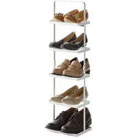 Yamazaki 2478 TOWER Schuhregal, weiß, Stahl, Minimalistisches Design, 22