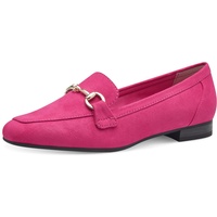 Marco Tozzi Damen Loafer ohne Absatz Vegan mit Schnalle,