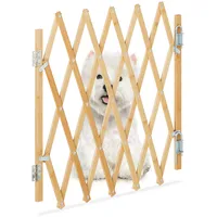 Relaxdays Hundeabsperrgitter, ausziehbar bis 96 cm, 48,5-60 cm hoch,