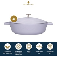 Master Class MasterClass Gussaluminium-Auflaufform Lavendel, 4 Liter, Geschenkbox