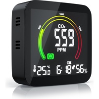 Brandson - CO2 Melder Messgerät Luftqualitätsprüfer, Kohlenstoffdioxid Sensor Messung