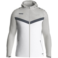 Jako Iconic Trainingsjacke mit Kapuze Kinder 016 weiß/soft grey/anthra