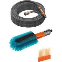 Gardena Waschbürste Cleansystem Fahrrad Wasch-Set grau/türkis