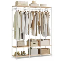 Songmics Garderobenständer beige