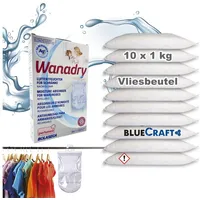 Bluecraft 10 x 1 kg Raum Luftentfeuchter Granulat im