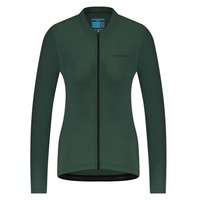 Shimano Woman's ELEMENT Long Sleeve Jersey Green