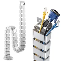 Ricoo Kabelkanal Universal Kabel Management für Höhenverstellbarer Schreibtisch Kabelführungssystem