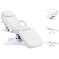 VidaXL Massagetisch Weiß 180x62x(86,5-118) cm