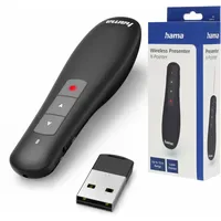 Hama Wireless Presenter „X-Pointer“ mit rotem Laserpointer (Fernbedienung Powerpoint