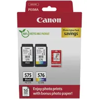 Canon PG-575 schwarz + CL-576 CMY 5438C004