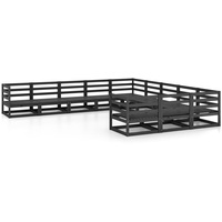 VidaXL 11-tlg. Garten-Lounge-Set Massivholz Kiefer