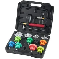 Vevor 14-teiliges Kühlerkühlmittel-Druckprüfer-Set Abdrückgerät, Abdrücken Tester Kühlwasser Befüllgerät, Kühler