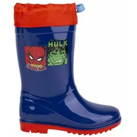 Marvel Kinder-Regenstiefel Wasserdichte Gummistiefel für Uni 24 - Blau