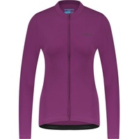 Shimano Woman's KAEDE Thermal Long Sleeve Jersey, Purple