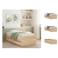 VidaXL Bettgestell mit Schubladen Sonoma-Eiche 100x200 cm