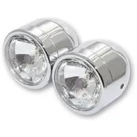 Shin Yo Set mit 2 Chromscheinwerfern, Fern- + Abblendlicht